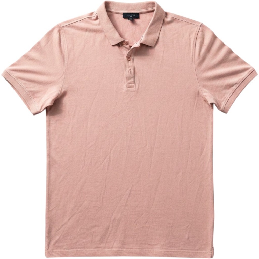 New Look Polo Shirt Mens Medium Pink